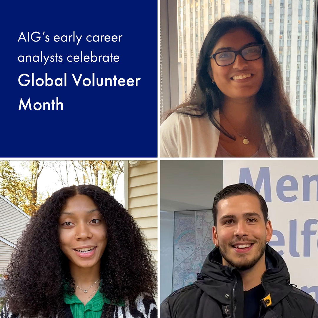 Early Career Analyst Global Volunteer Month