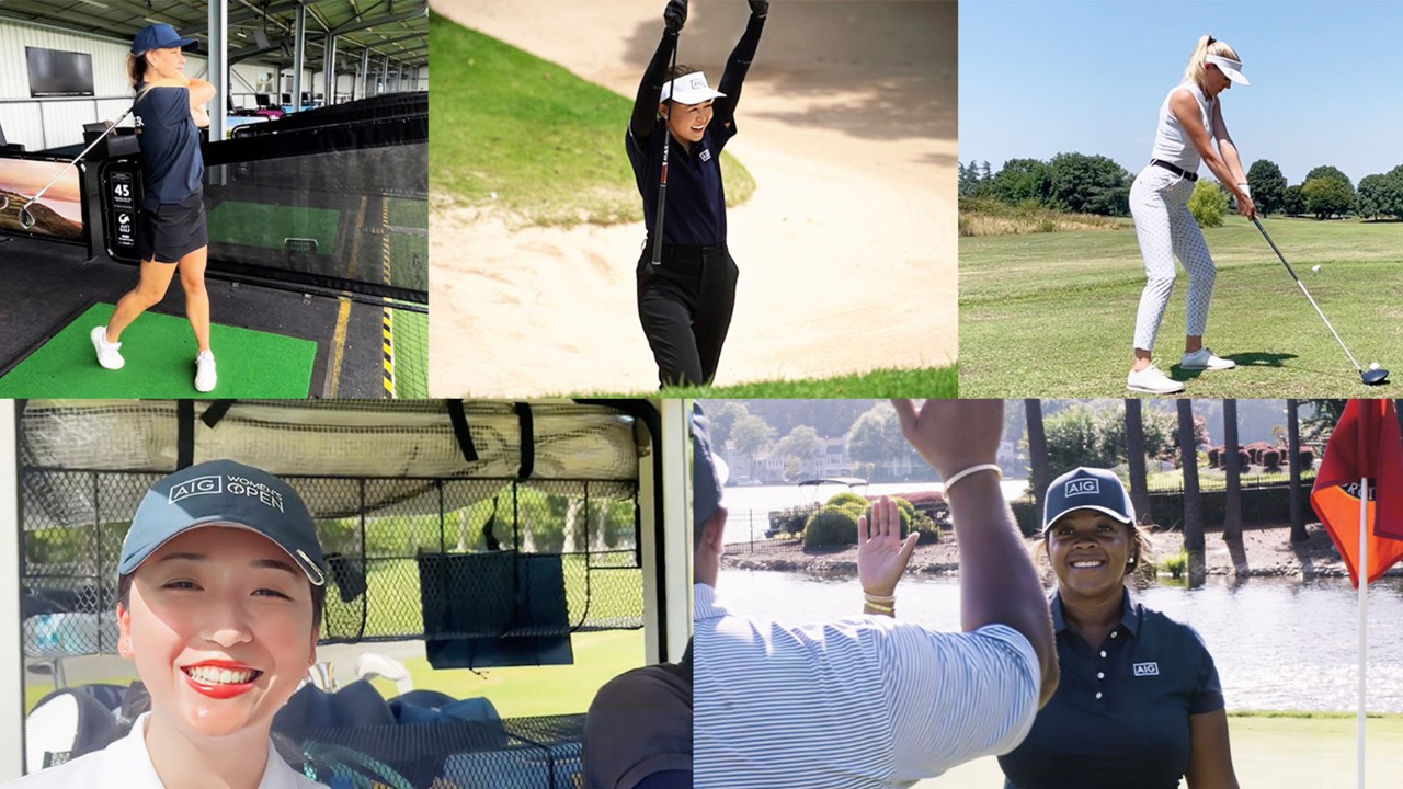 AIG colleagues on and off the golf course
