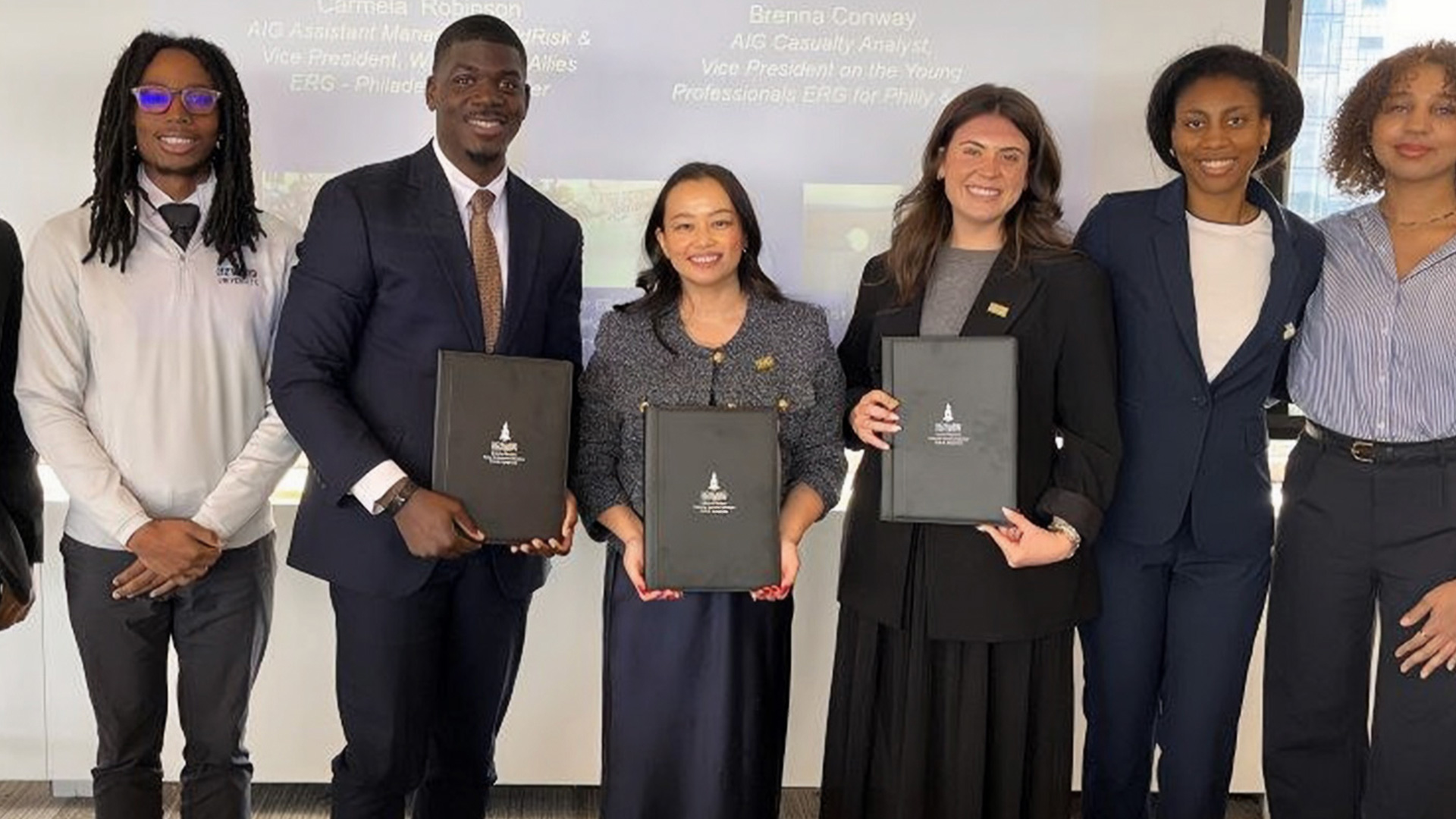 Howard University students learn about AIG careers 